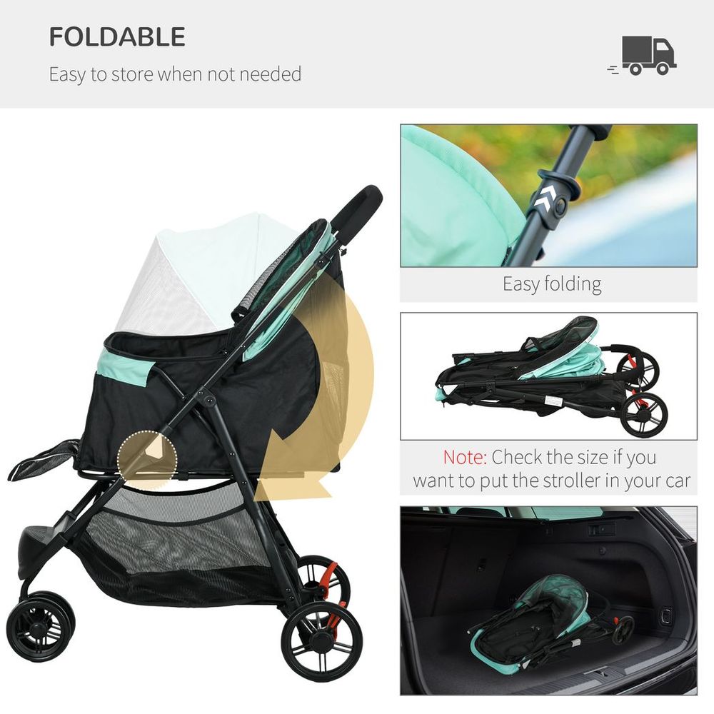 Dog Stroller - Green