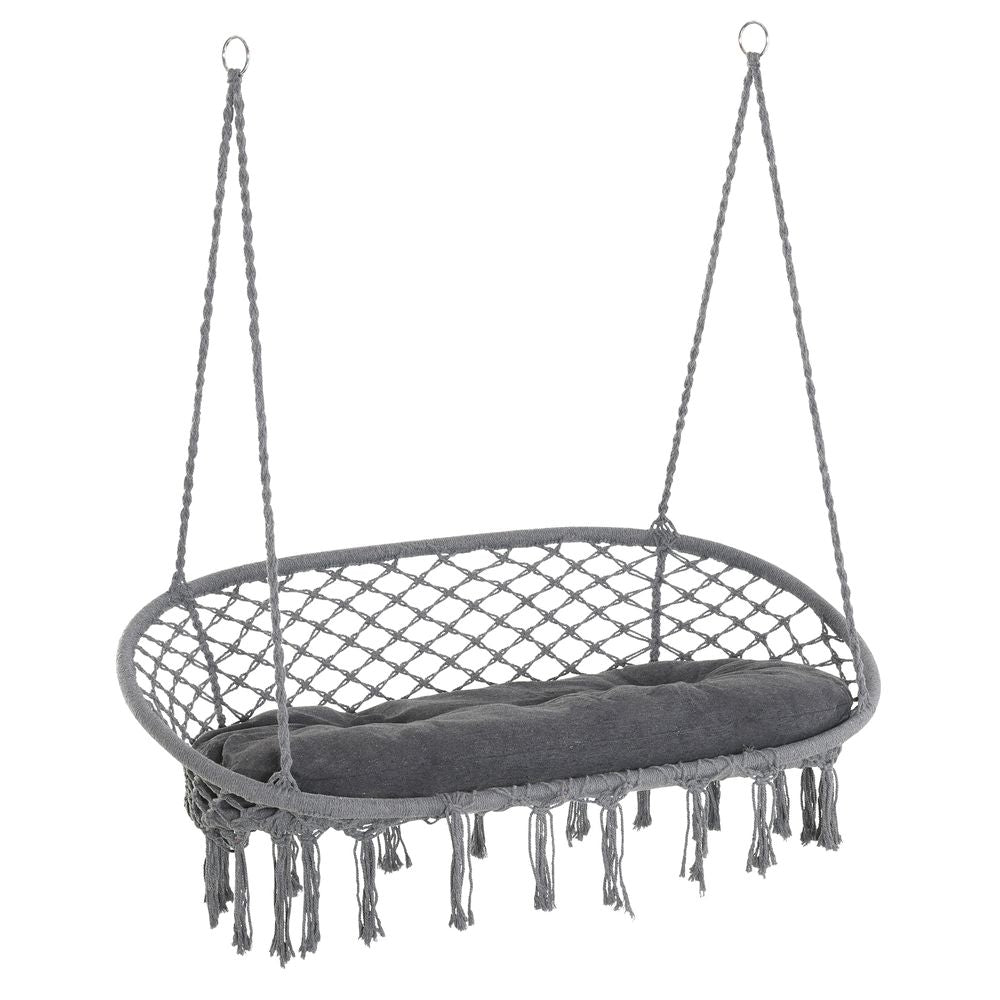 Metal Frame Hammock Dark Grey