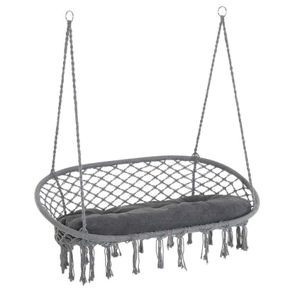 Metal Frame Hammock Dark Grey