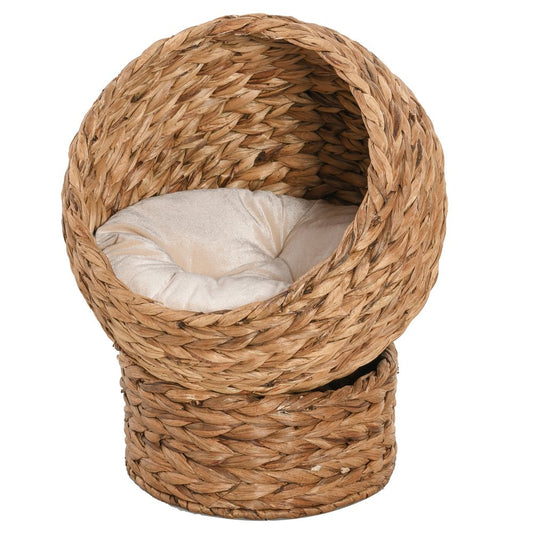 Wicker Raised Cat Care 50cm