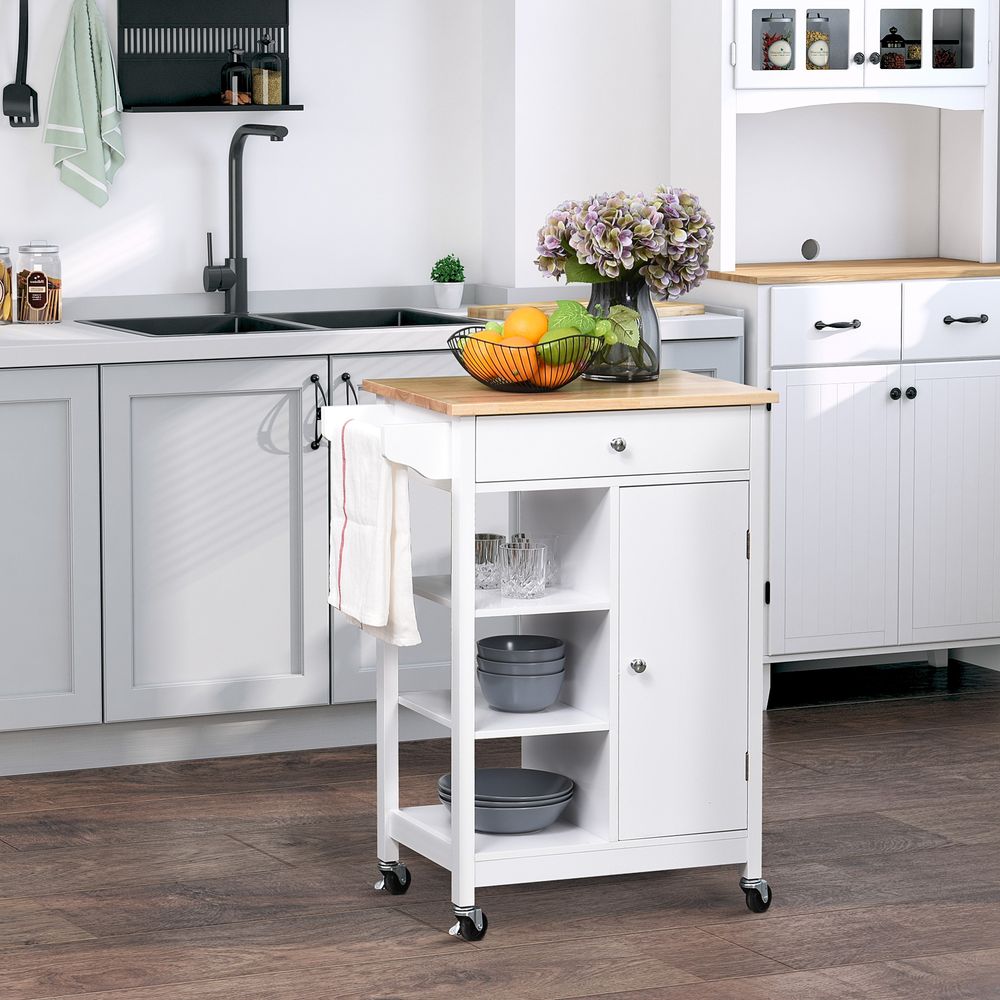 Trolley Island with Drawers