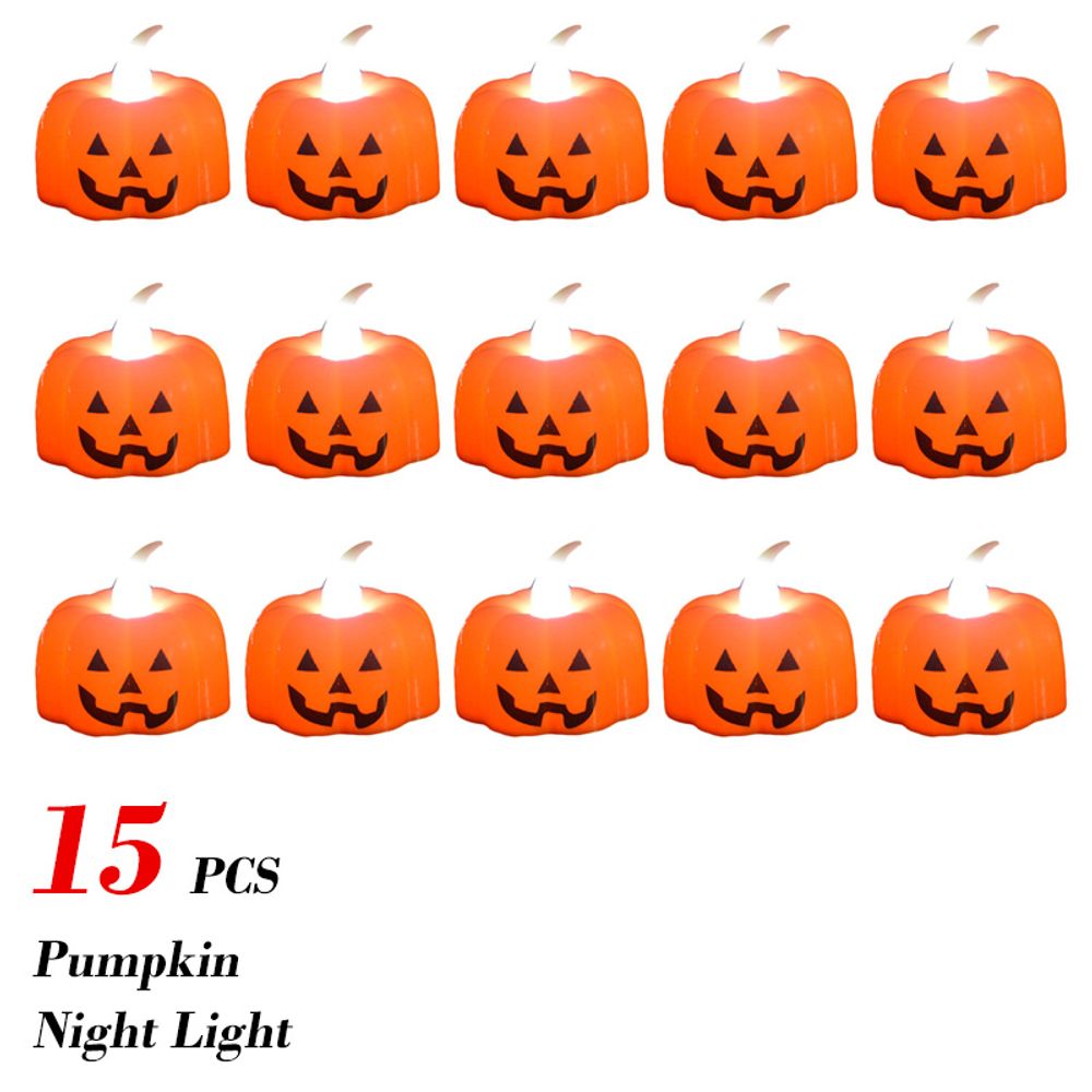 LED Pumpkin Candles