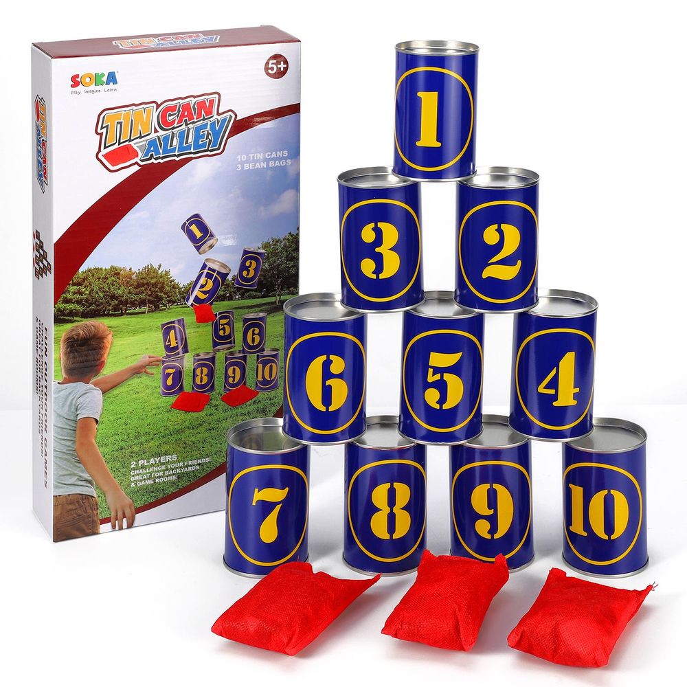 Outdoor Tin Can Alley Game