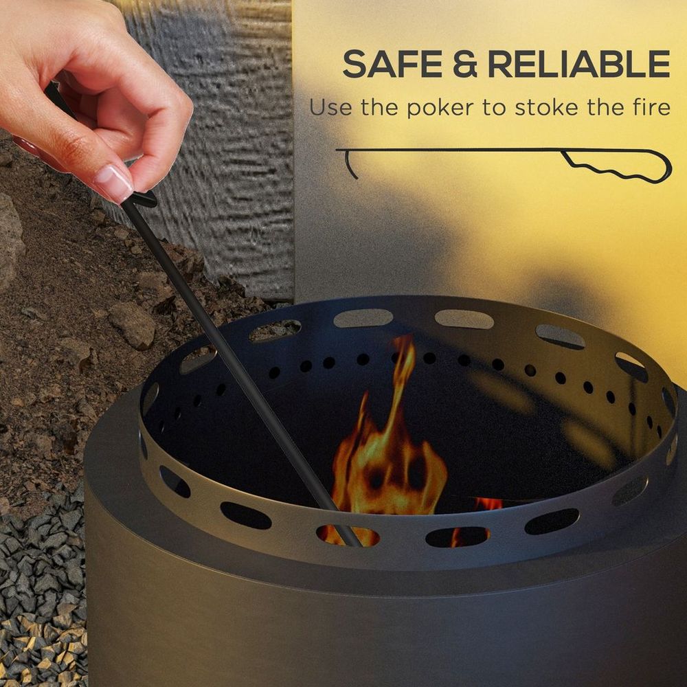 Smokeless Metal Fire Pit - Large