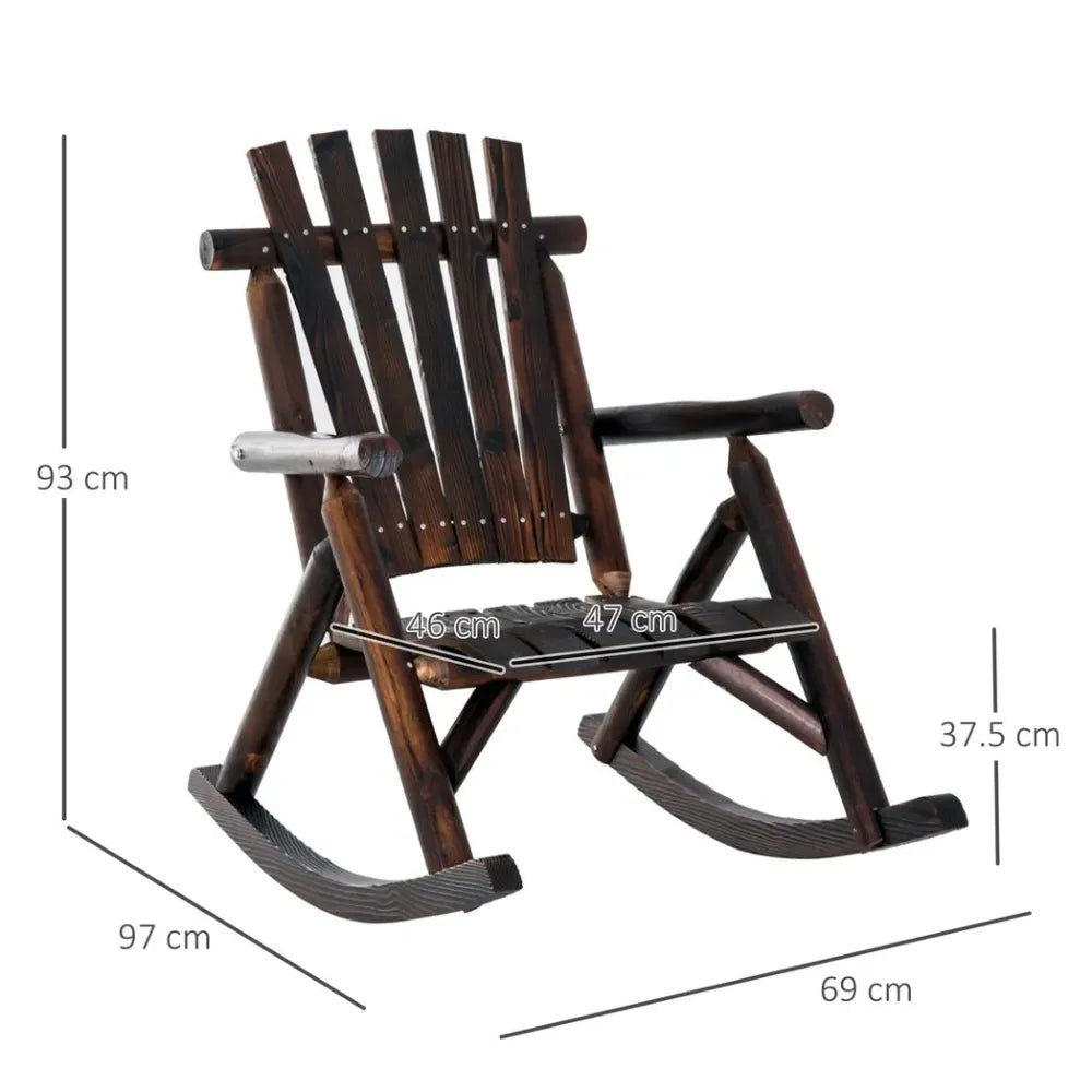 Patio Adirondack Rocking Chair