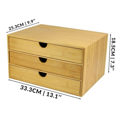 Bamboo Desktop Drawers