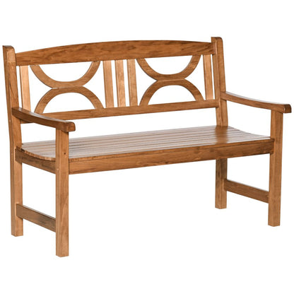 Wooden Loveseat