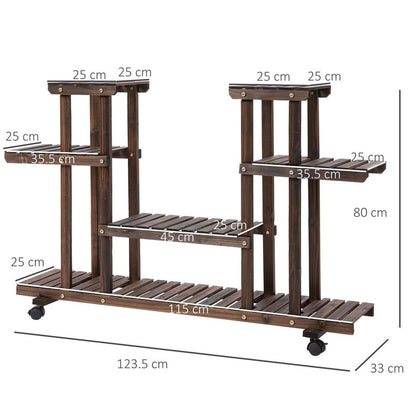 4 Tier Plant Stand Display