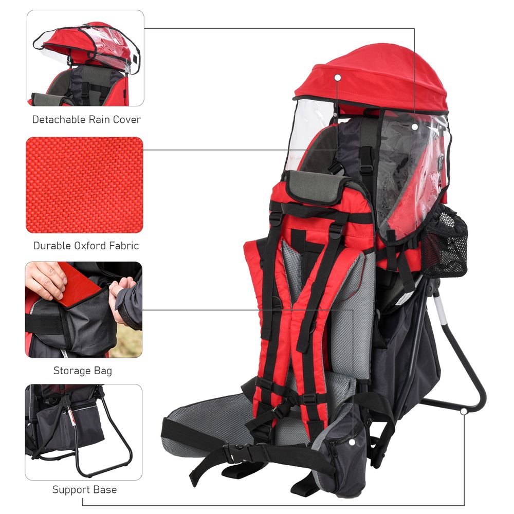 Baby Carrier Backpack Red