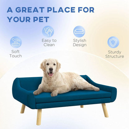 Blue Sofa Style Dog Bed