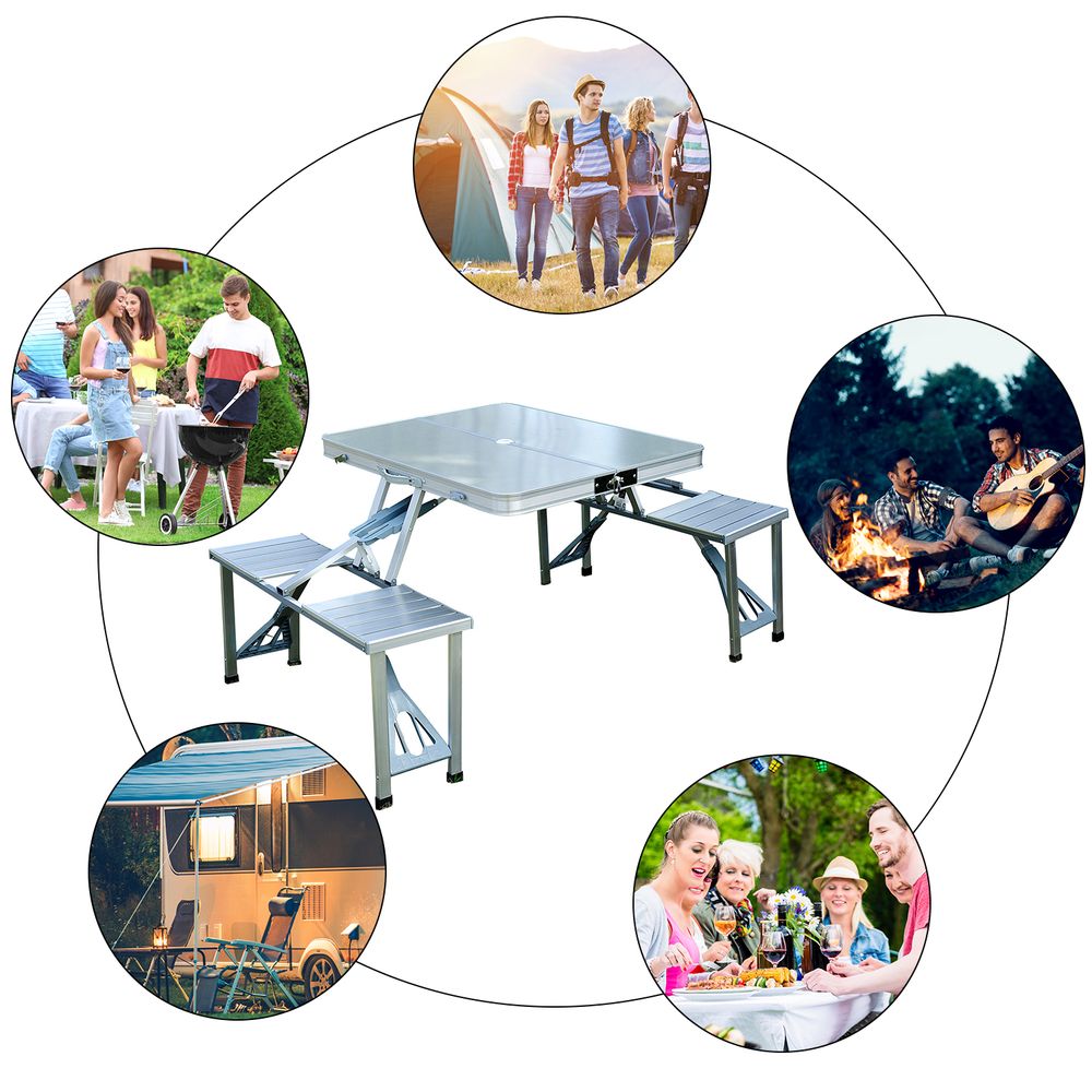 Folding Picnic Table & Seating