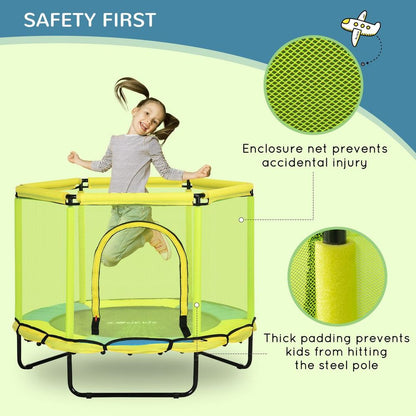 Trampoline with Enclosure Net