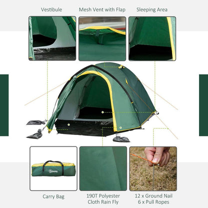 Camping Tent with Vestibule