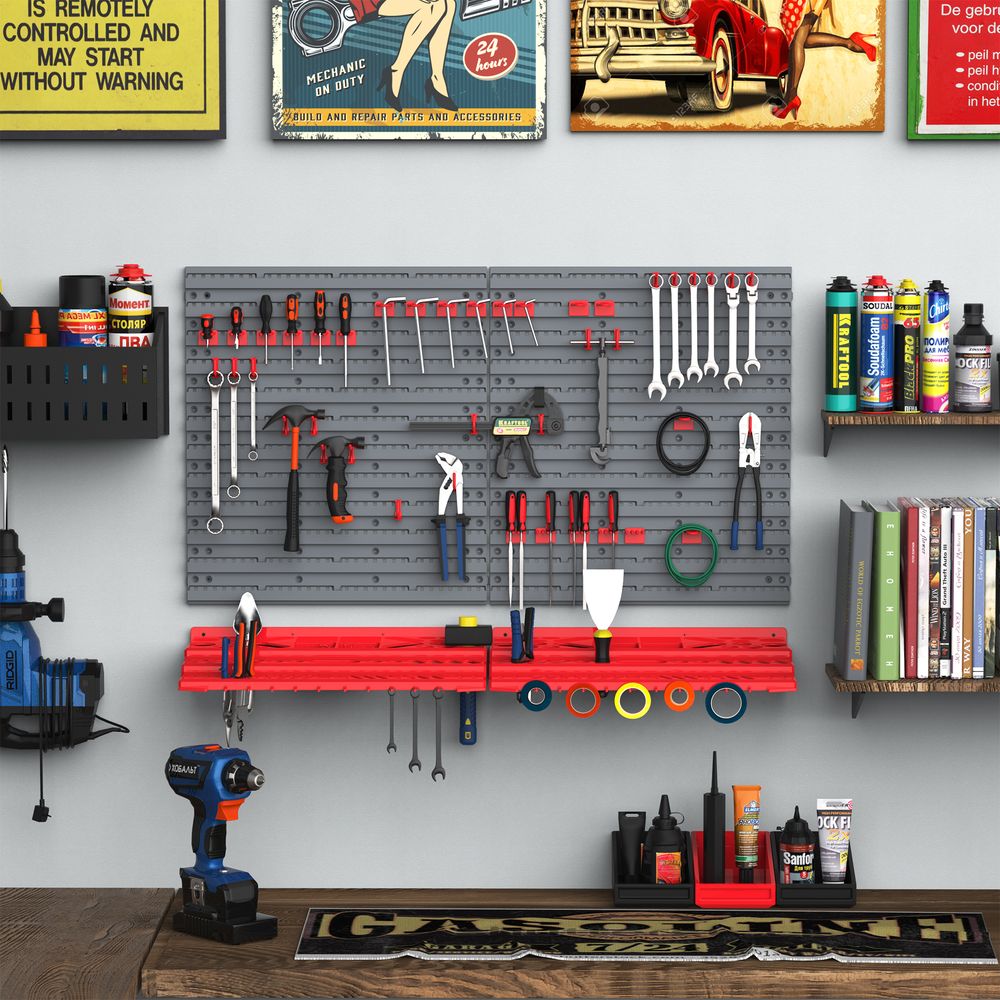 Wall Mounted Tool Organiser