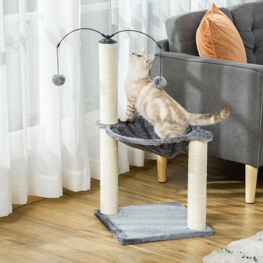 Cat Tower with Sisal Post & Hammock