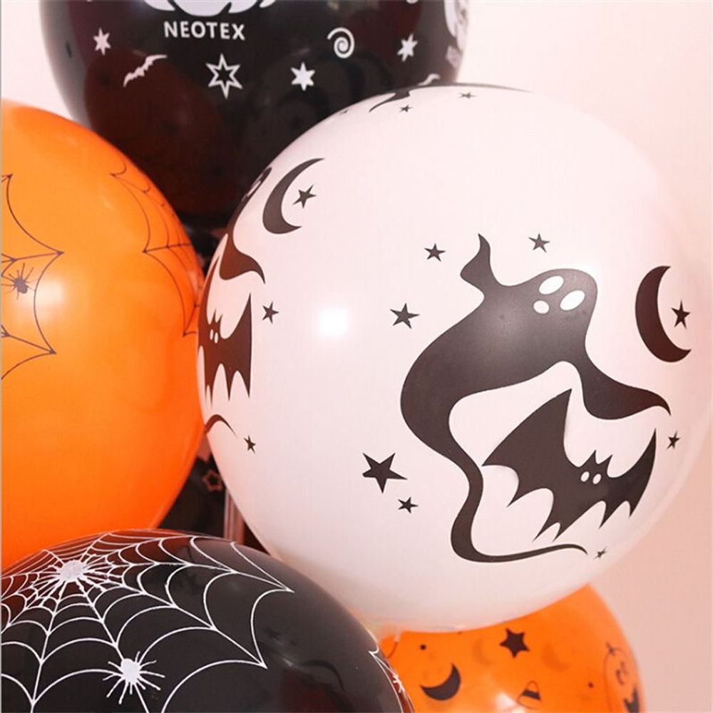 Latex Pumpkin Balloons x10