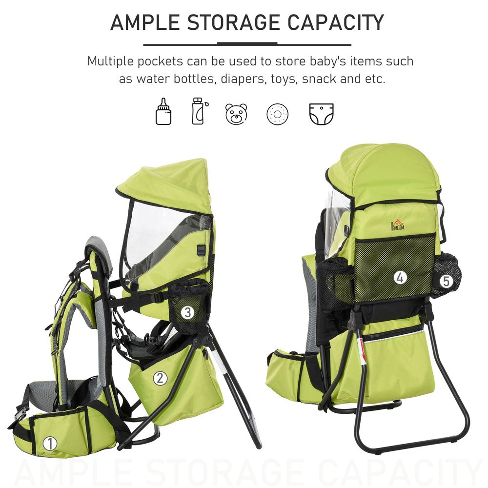 Baby Carrier Backpack Green