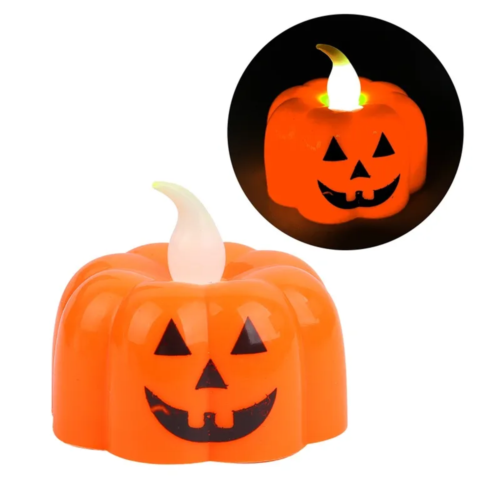 LED Pumpkin Candles