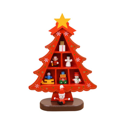 3D Wooden Christmas Tree Decoration