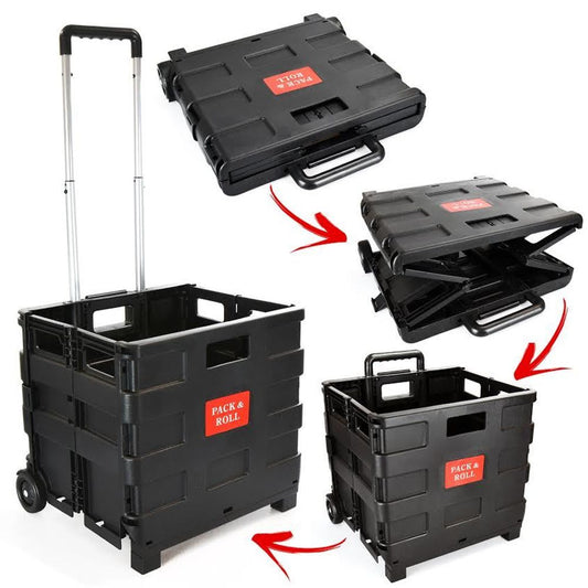 Foldable Trolley Black