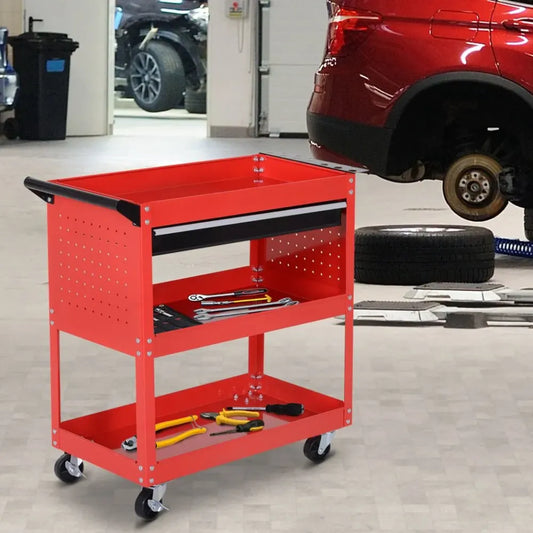 Tool Trolley with Wheels 3 Tier