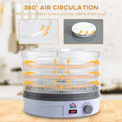 Food Dehydrator 5 Tier 245W