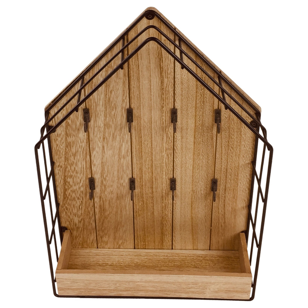 Wooden House Key Storage