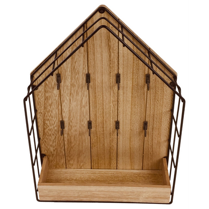 Wooden House Key Storage