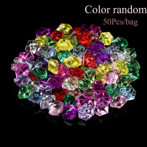 Aquarium Multicoloured Gem Stones x 50