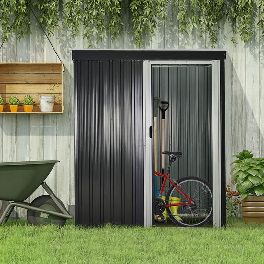 Garden Shed with Sliding Door