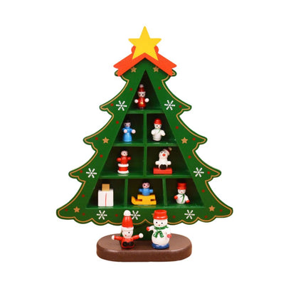 3D Wooden Christmas Tree Decoration