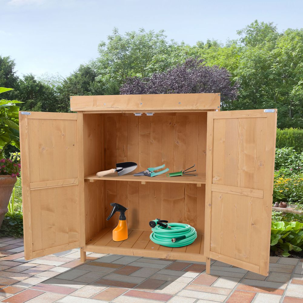 Double Door Garden Storage Shed