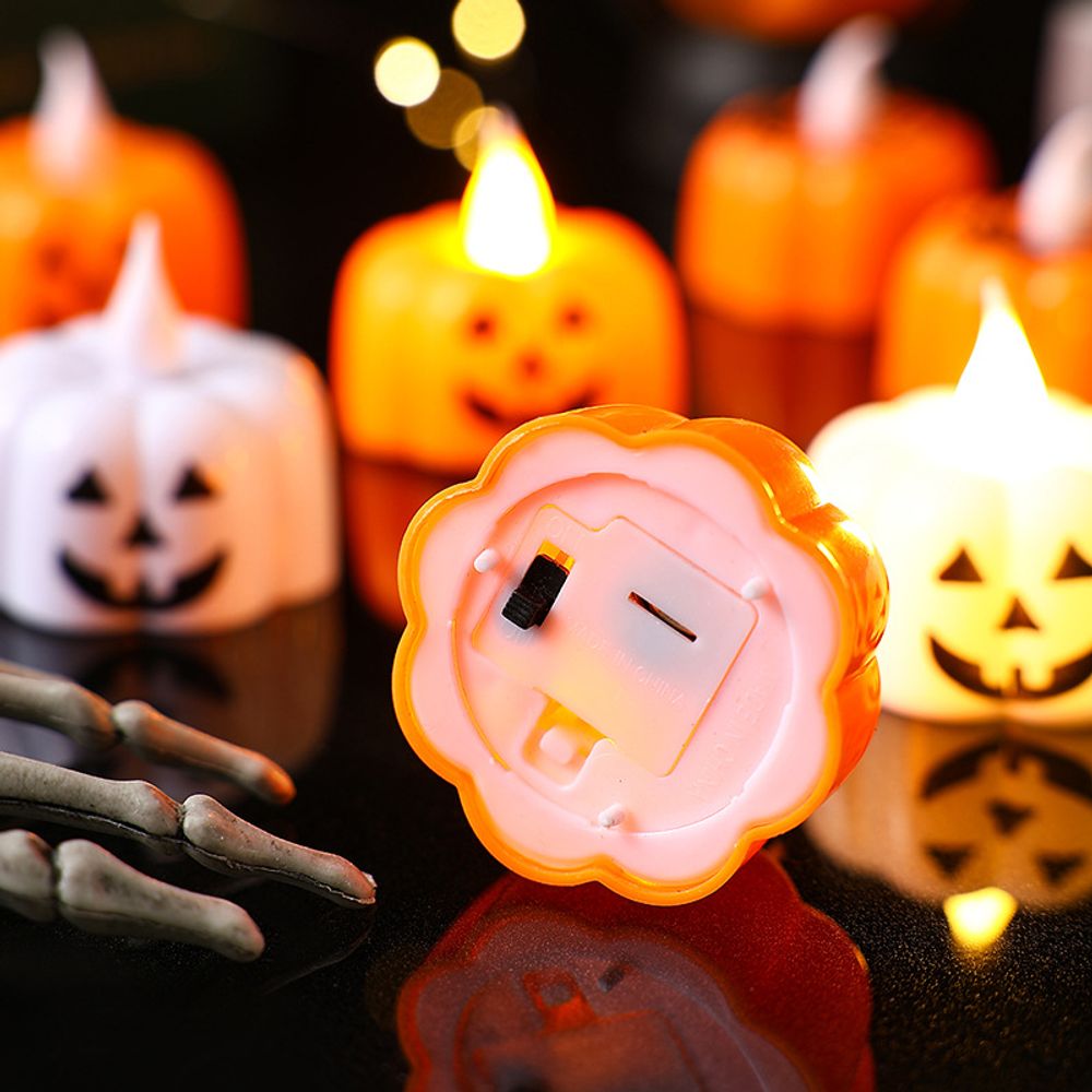 LED Pumpkin Candles