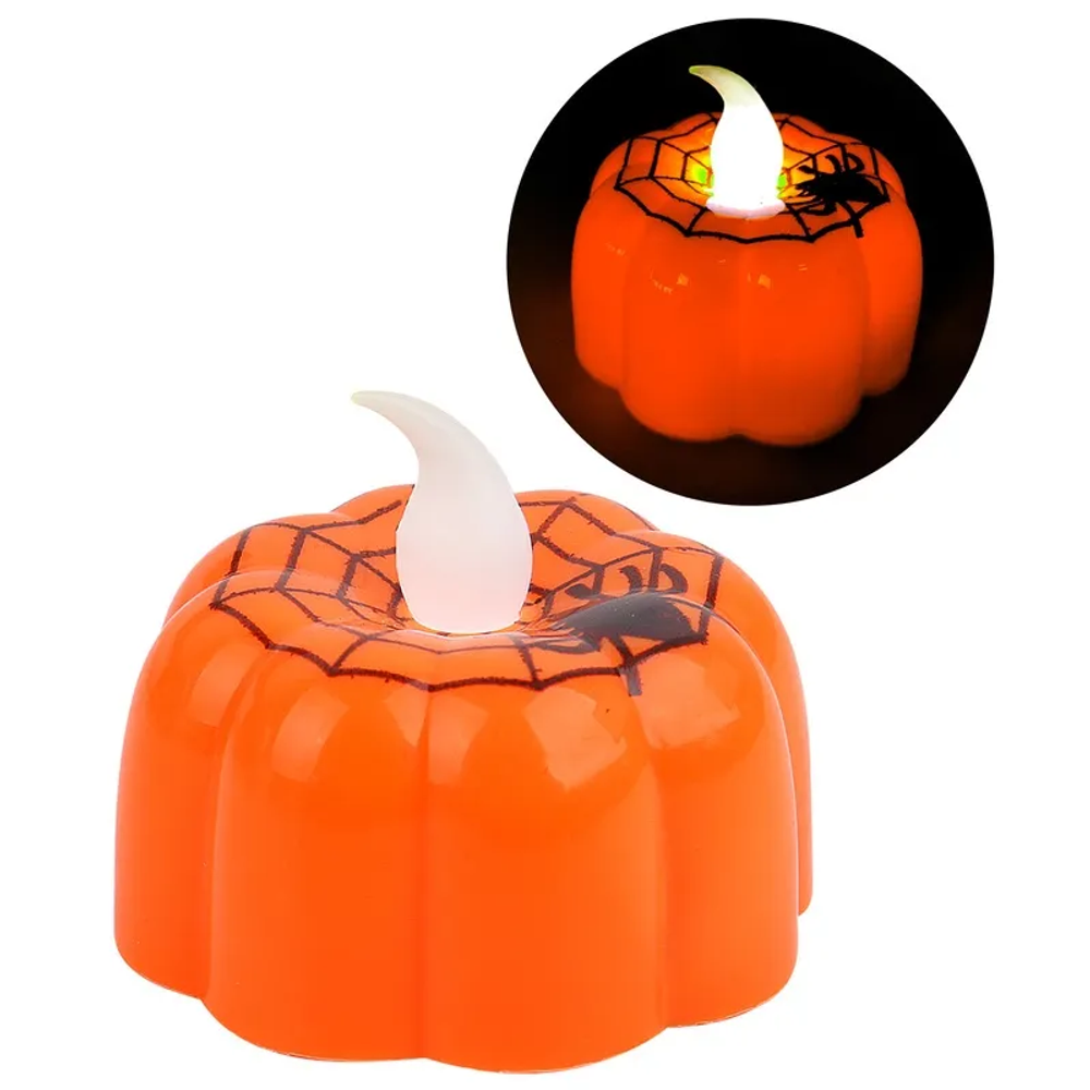 LED Pumpkin Candles