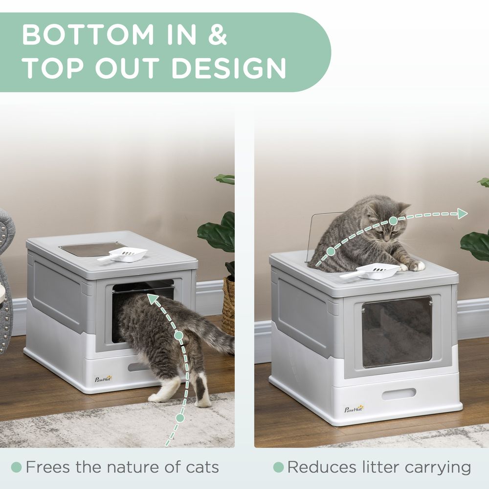 Hooded Cat Litter Box