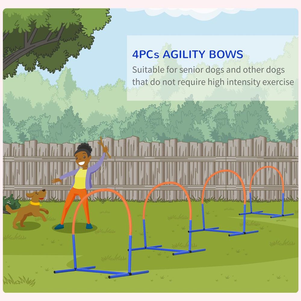 Dog Agility Set with Carry Bag