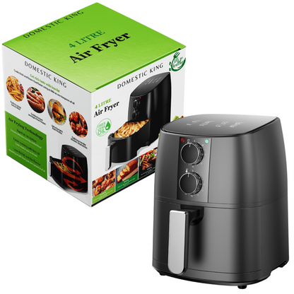 4L Air Fryer with Recipe Book