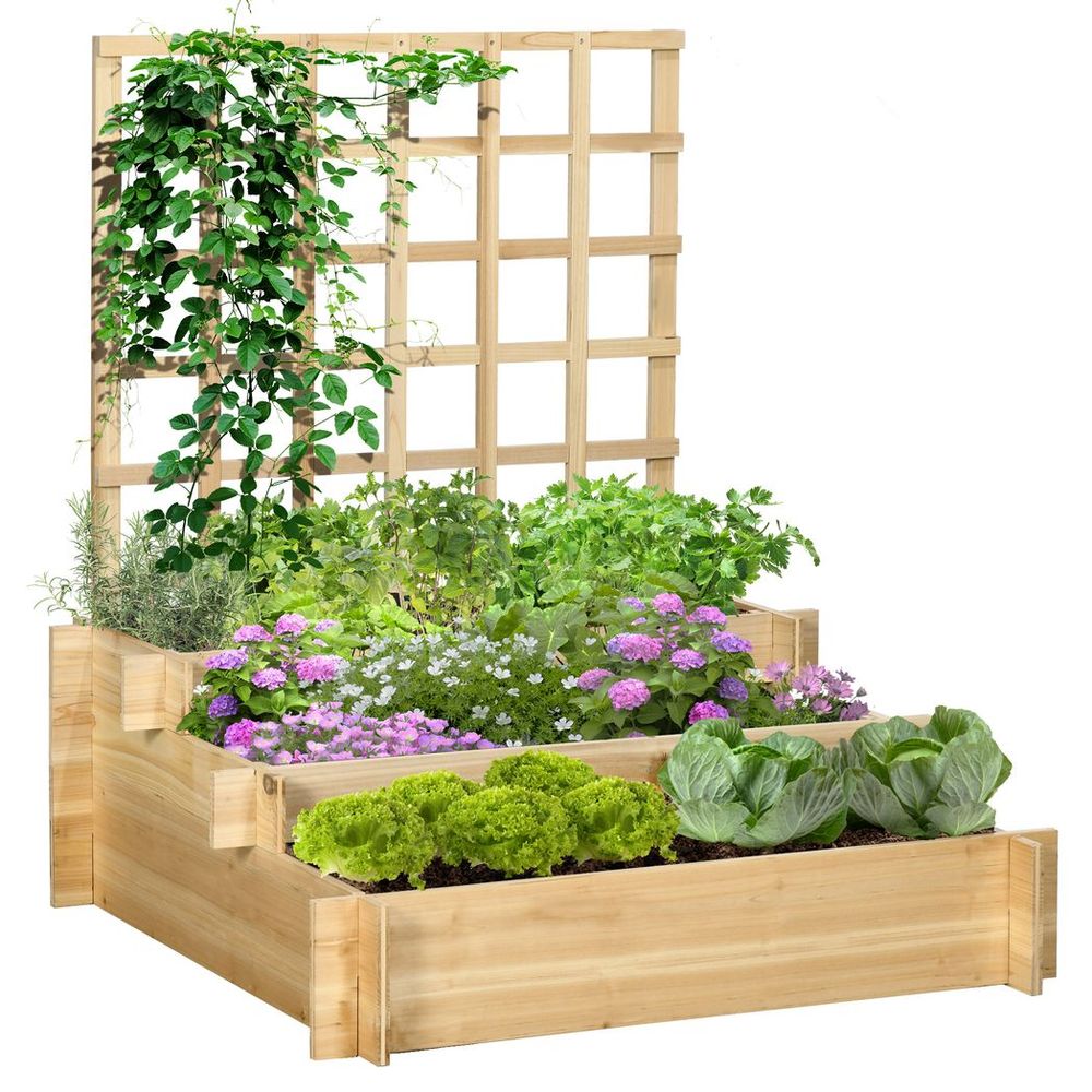 Trellis Three Tier Planter