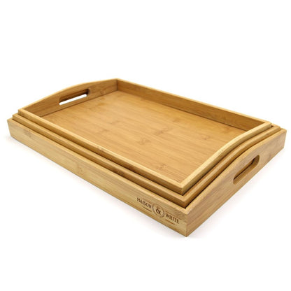 Bamboo Trays Set of 3