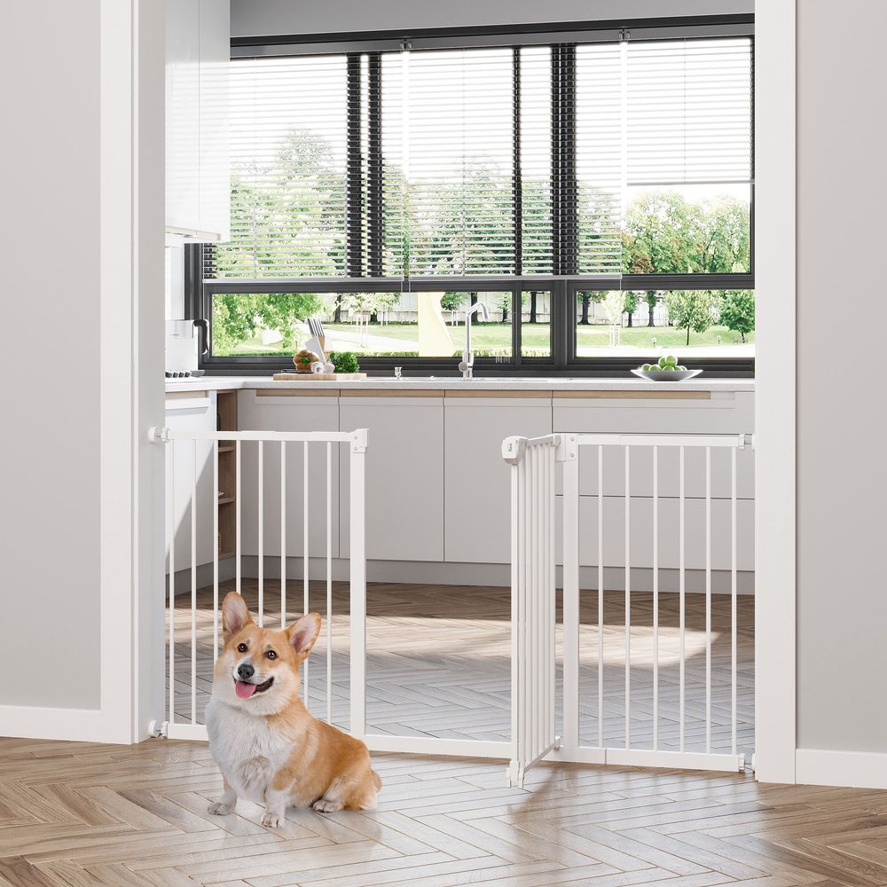 Extendable Pet Safety Gate White