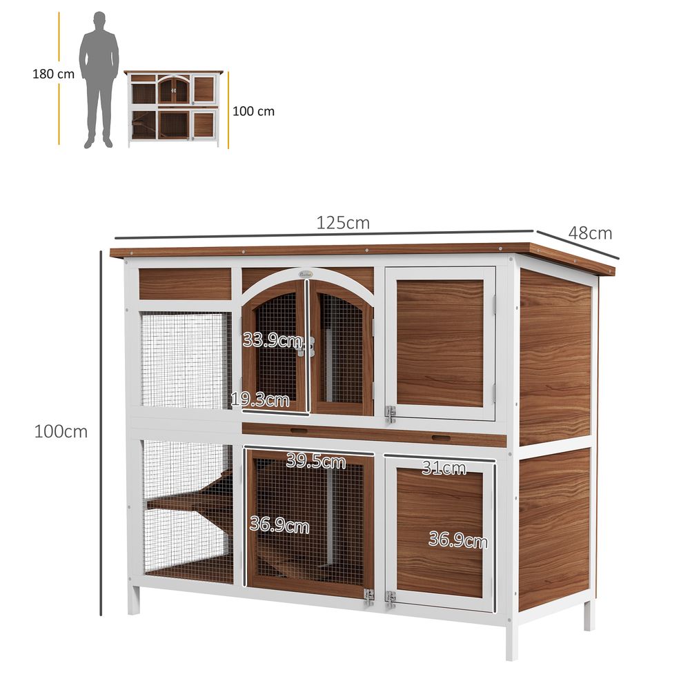 Two Tier Rabbit House