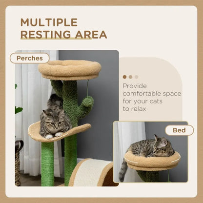 Cactus Cat Tower Scratching Post