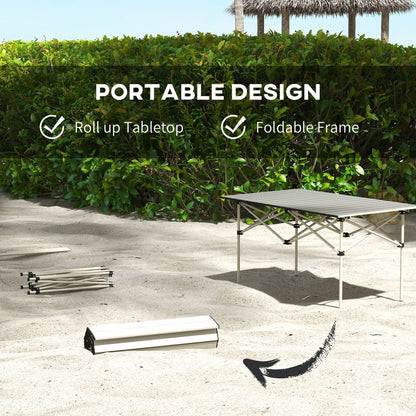 Folding Aluminium Table