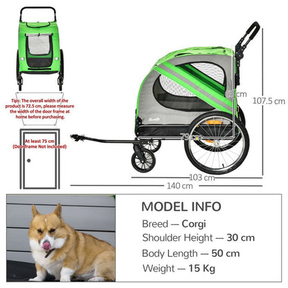 Dog Bike Trailer & Stroller