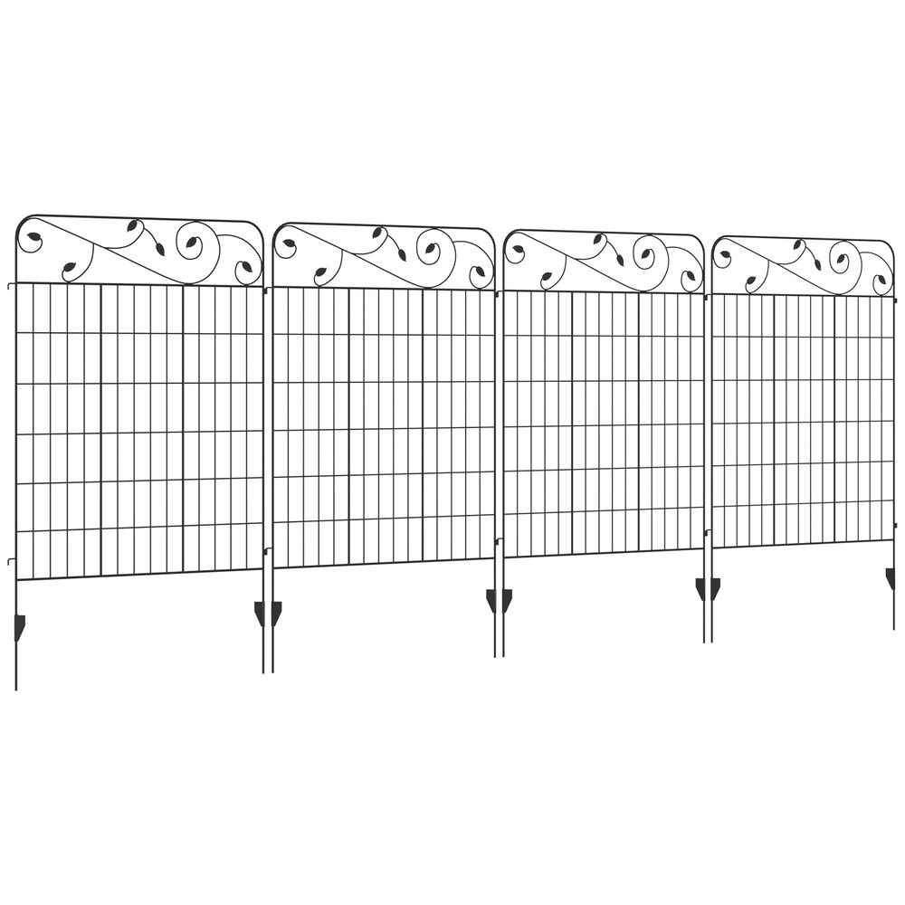 Floral Fencing Border Panels