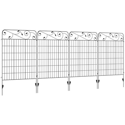 Floral Fencing Border Panels