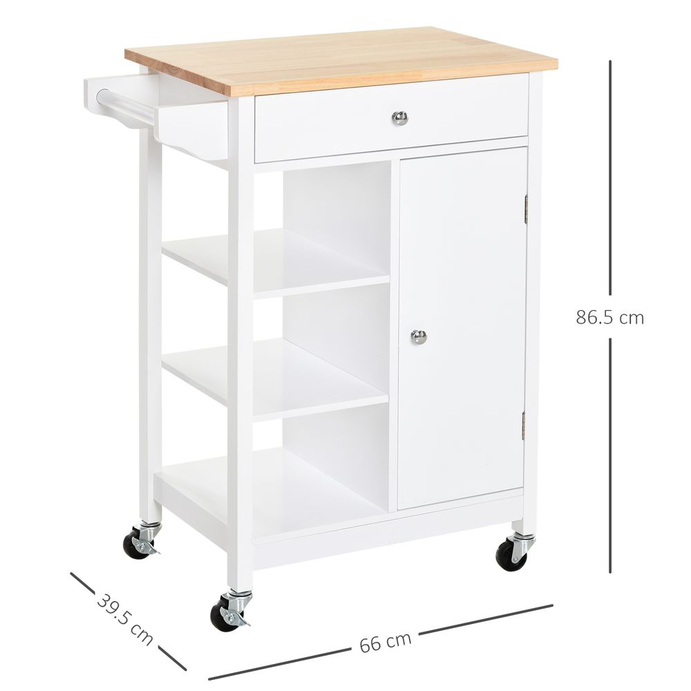 Trolley Island with Drawers