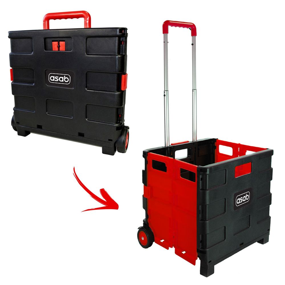 Foldable Trolley Red