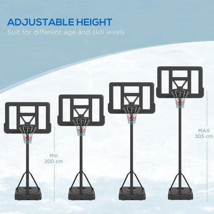 Basketball Scoring Hoop with Wheels