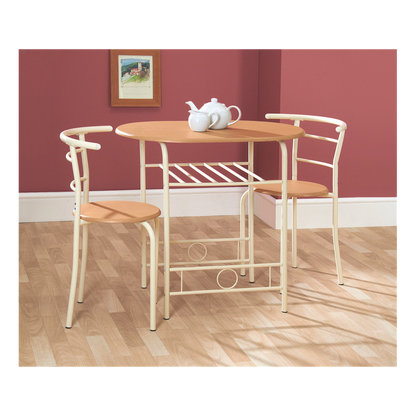 Space-saving Dining Set Oak